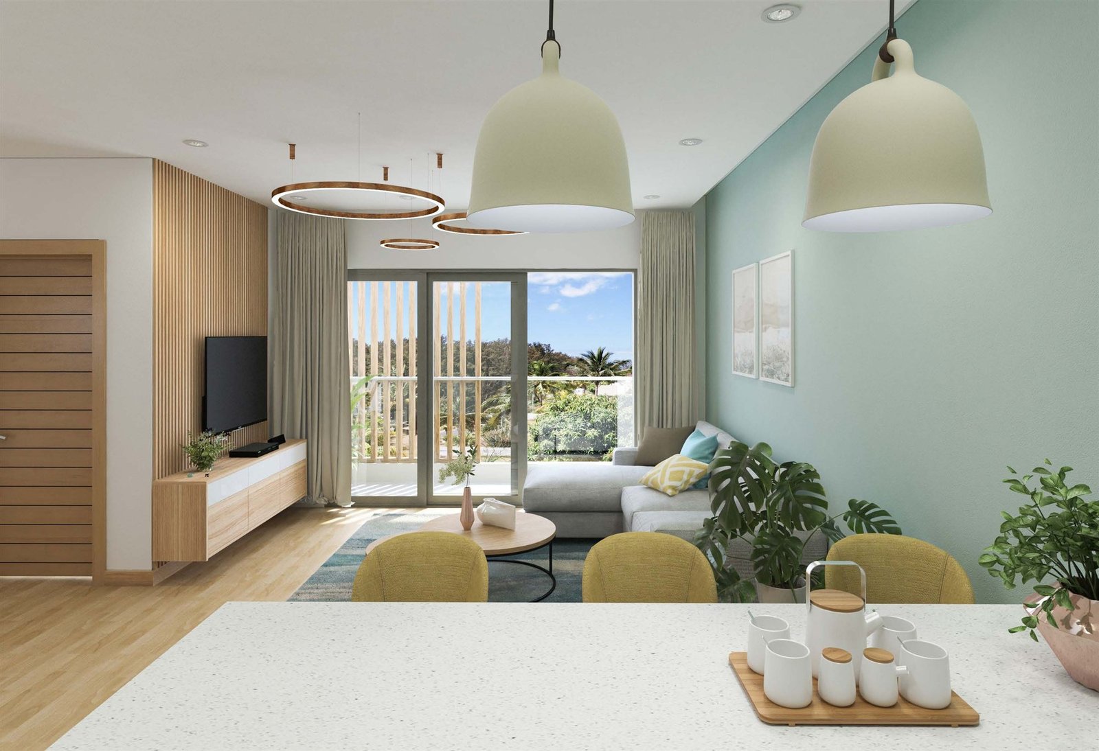 Living area interior